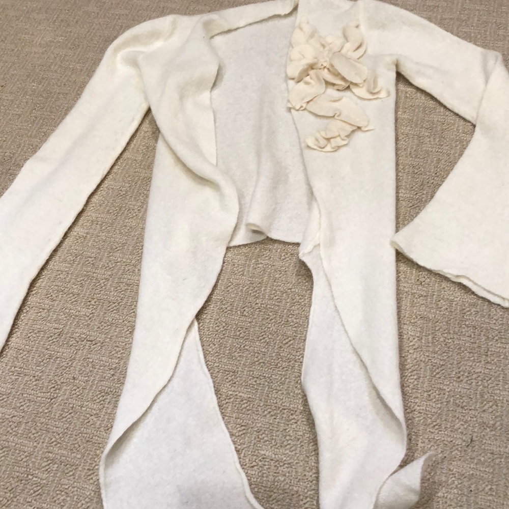 Cashmere wrap bolero